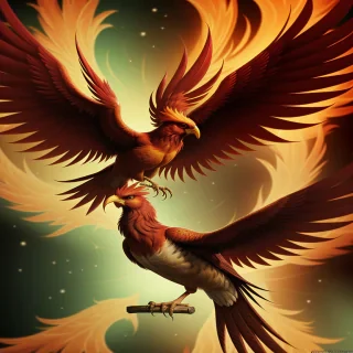 phoenix bird wallpaper