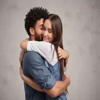 hugging png