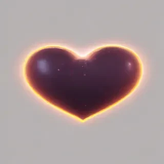 glow heart png