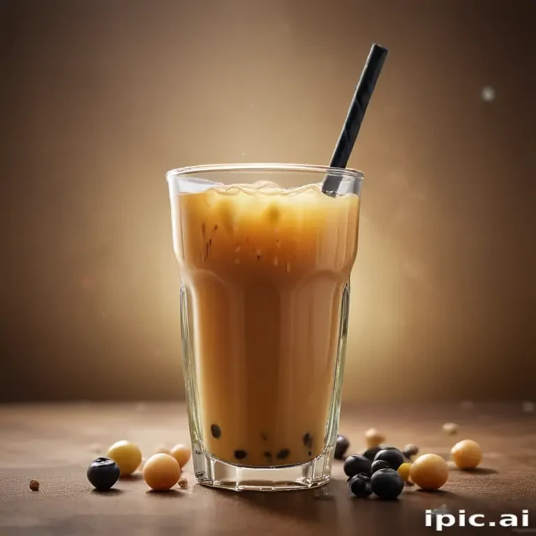 milk tea boba wallpaper