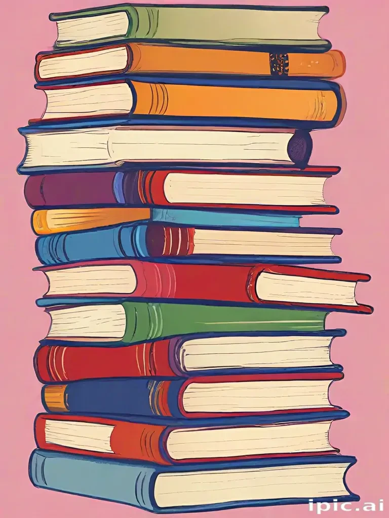 stack of books clipart