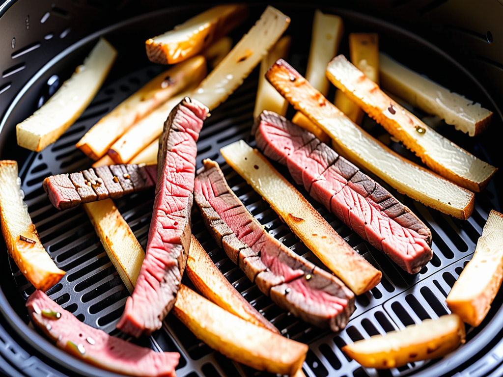 frozen steak fries in air fryer