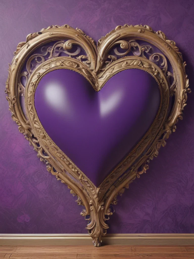 heart purple wallpaper