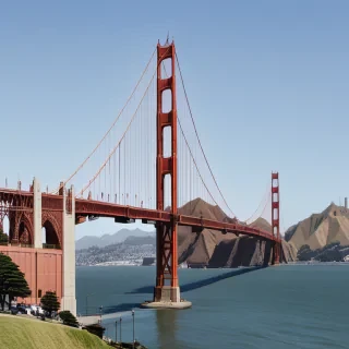 clipart golden gate bridge