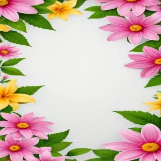flowers border png