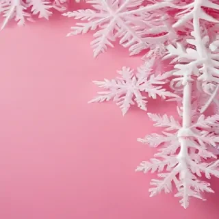 pink winter background