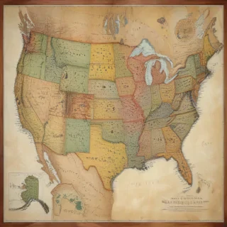 united states map
