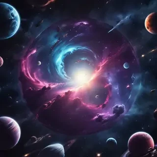 space wallpaper phone