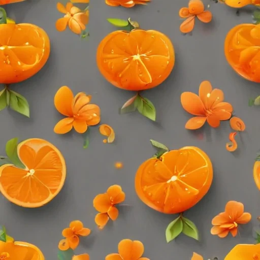 cute orange wallpaper