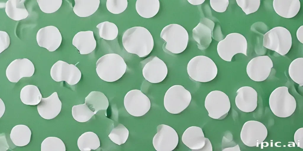 green and white background