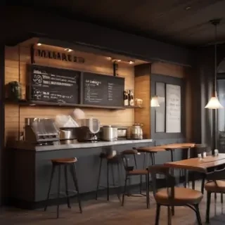 coffee shop mockup