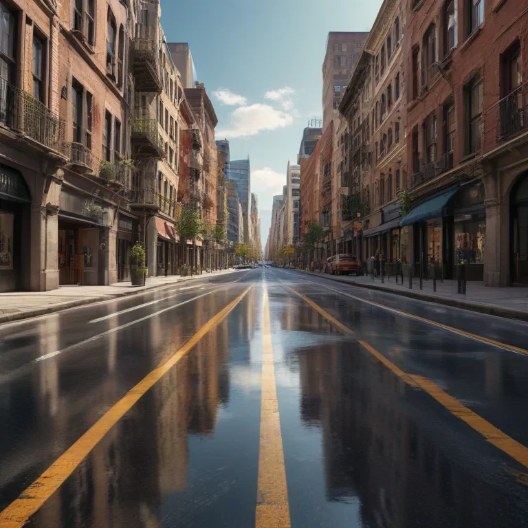 city street background