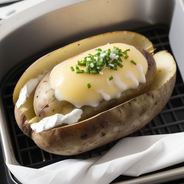 baked potato in oven without foil