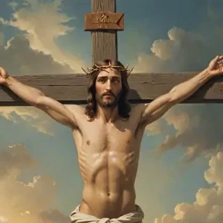 picture of jesus on cross