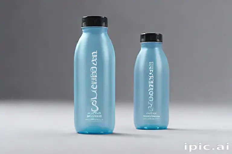 water bottle mockup