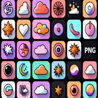 png icons aesthetic