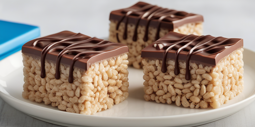 rice krispie with chocolate and peanut butter