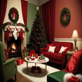 retro christmas pictures