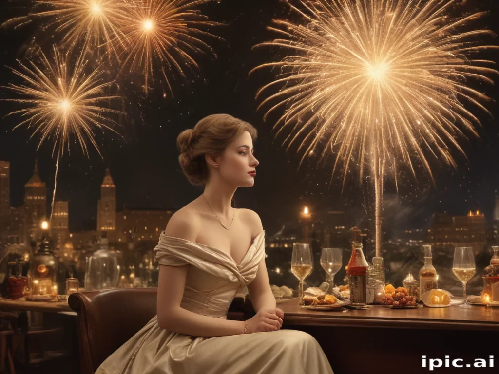 vintage new years images