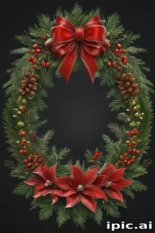 christmas wreath clip art