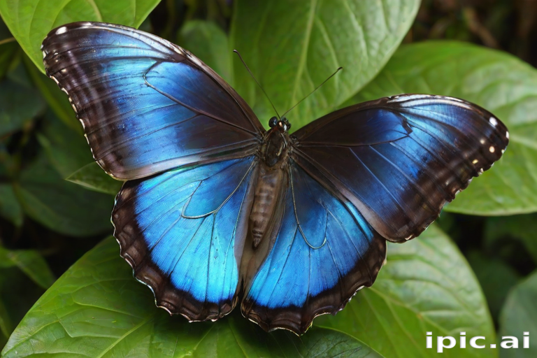 blue morpho butterfly