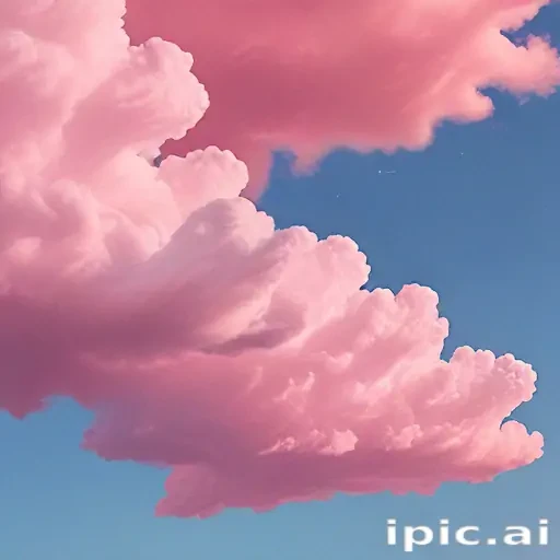 aesthetic pink clouds