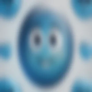 blue emoji