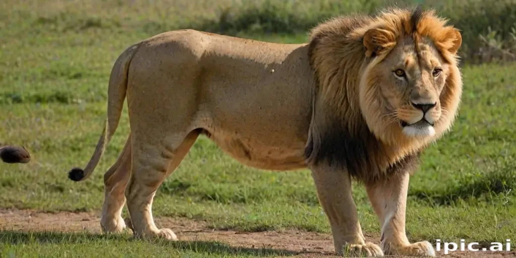 transparent lion