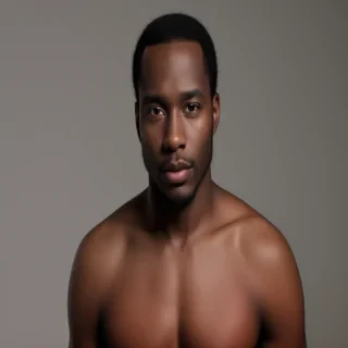 black man