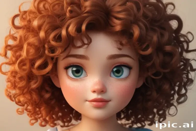 cartoon characters with curly hair