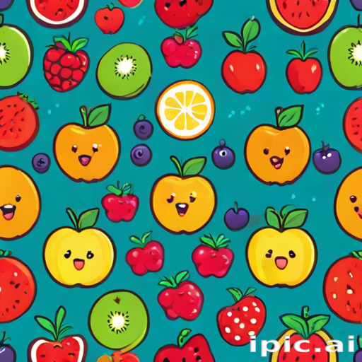 cartoon fruit