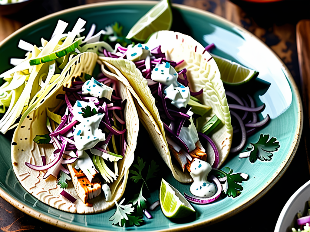 tangy cabbage slaw for fish tacos
