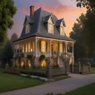background of a house