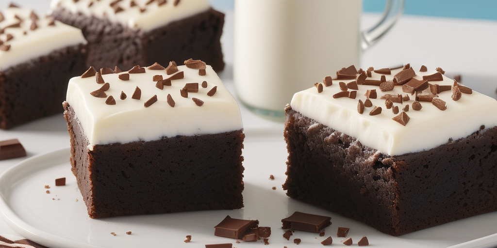 brownies with cream cheese frosting