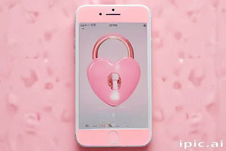 pink lock screen
