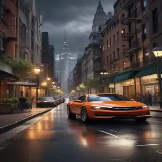 city street background