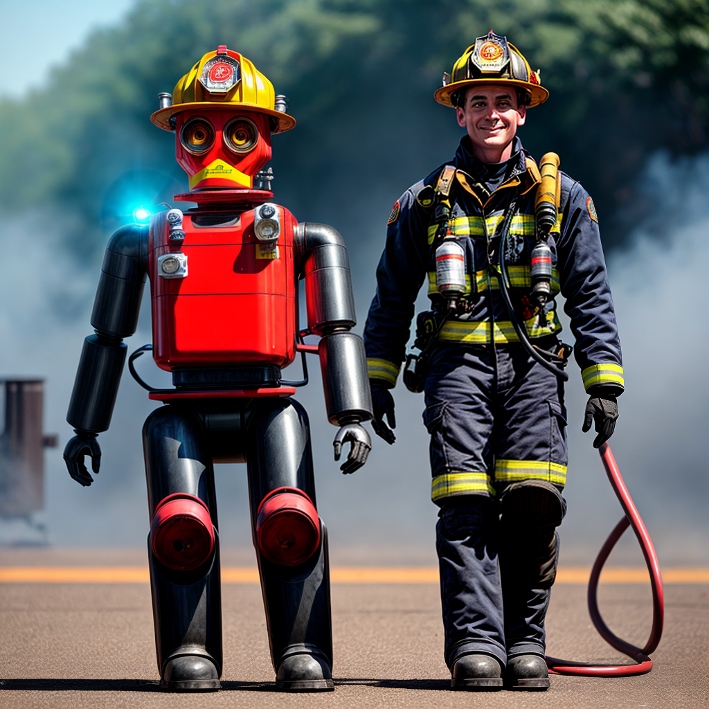 a firefighter robot