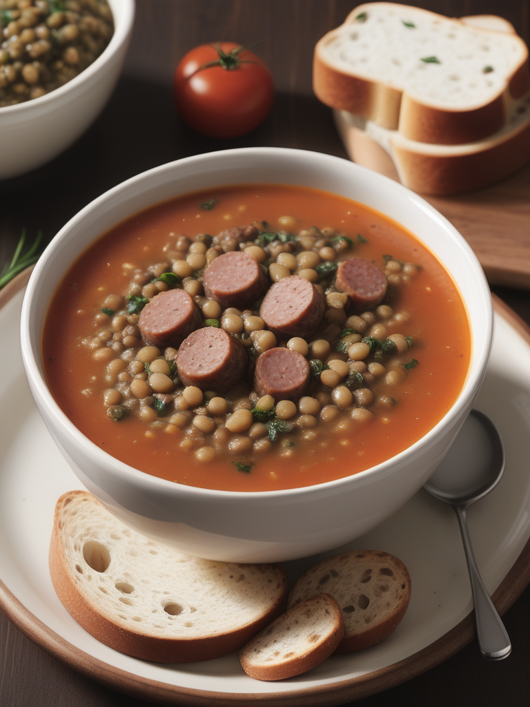 recipe for carrabba's sausage and lentil soup
