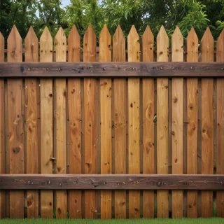 wood fence png