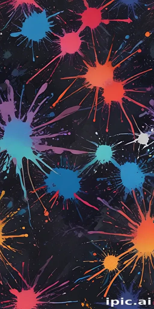 paint splatter transparent
