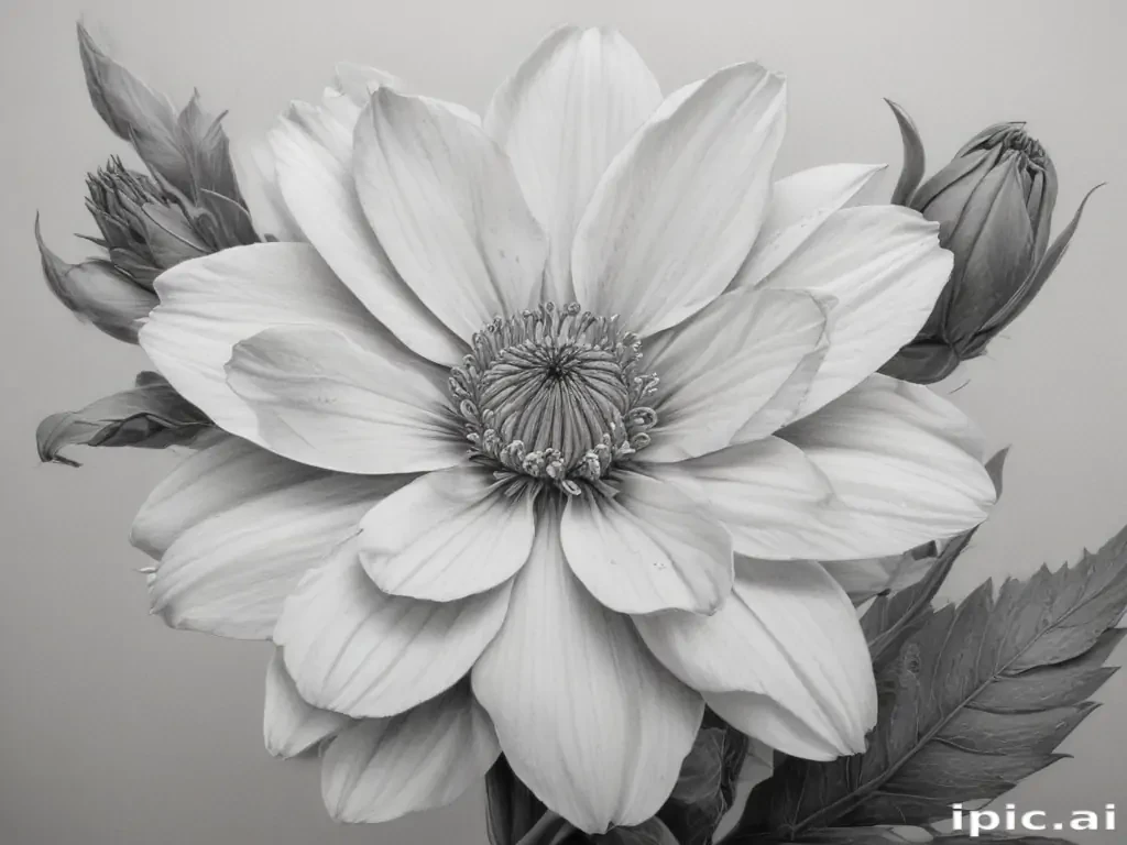 flower drawings pencil