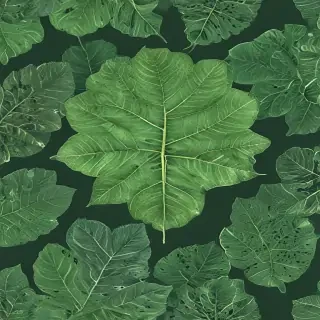 green leaf design