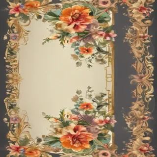 floral page borders