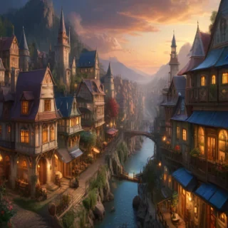 town background