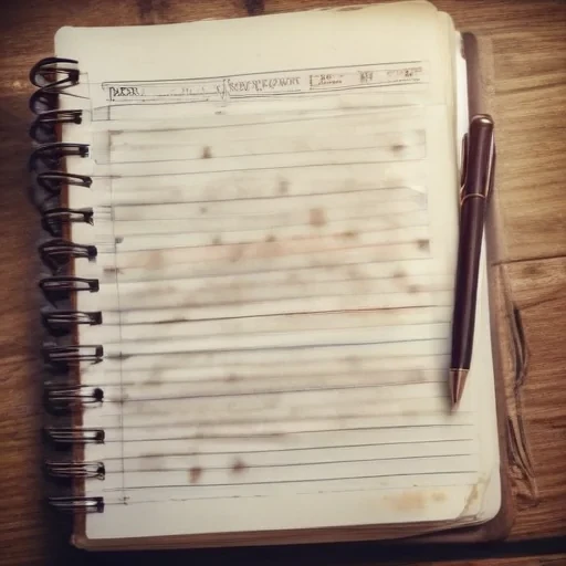 notebook paper image