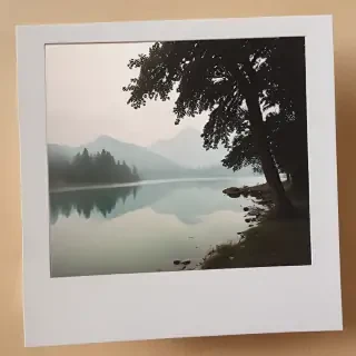 aesthetic polaroid frame