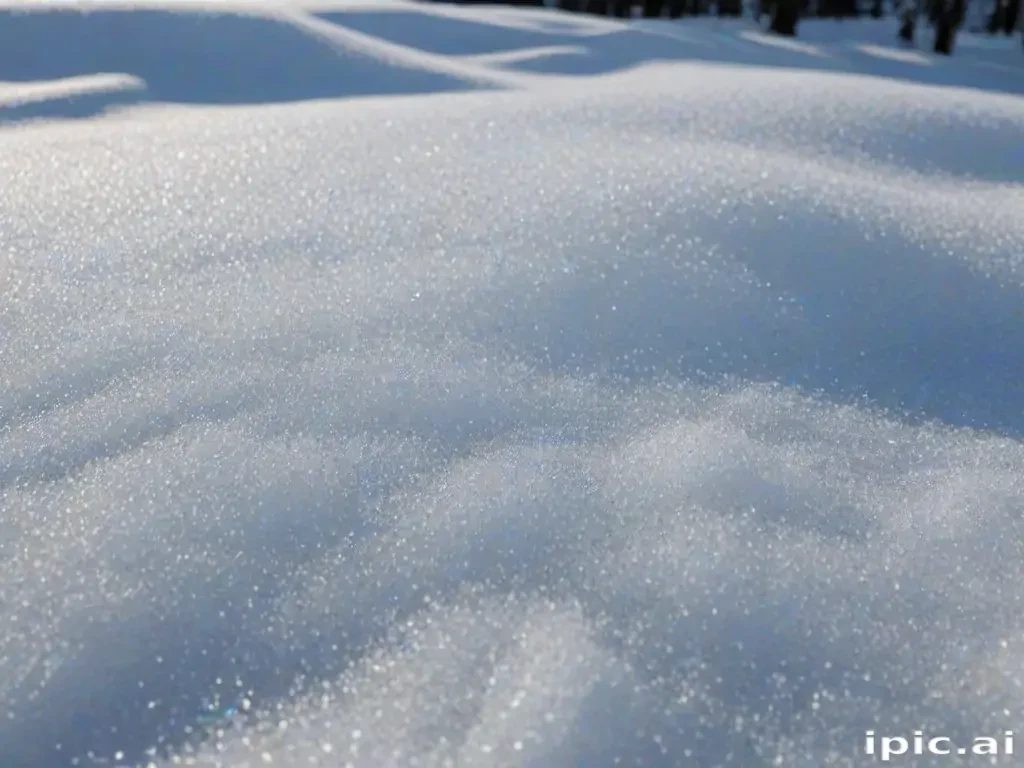 transparent snow