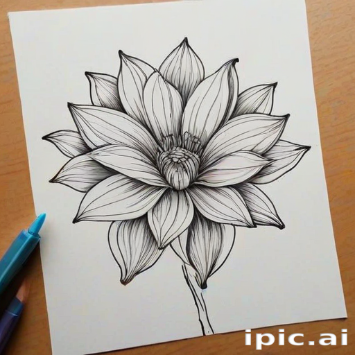 flower line work