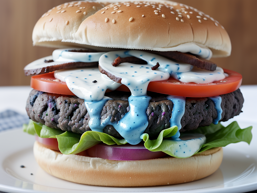 black and blue burger recipe