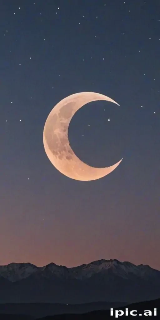 aesthetic crescent moon